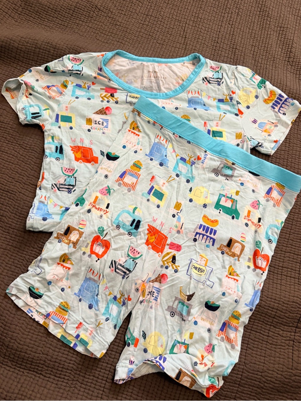 Little Sleepies Food Truck Short Pajama Set